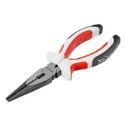 Длинногубцы прямые Premium, 180 мм, трехкомпонентные рукоятки Matrix 14883