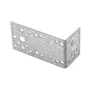 Крепежный уголок ассимичный 1.7 мм, KUAS 130x50 х 65 мм Сибртех 17653