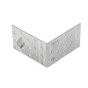 Крепежный уголок равносторонний 2 мм, KUR 100 х 100 х 60 мм Сибртех 17659