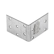 Крепежный уголок равносторонний 2 мм, KUR 60 x 60 x 40 мм Сибртех 17668