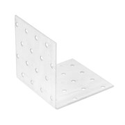 Крепежный уголок равносторонний 2 мм, KUR 80 х 80 х 80 мм Сибртех 17674