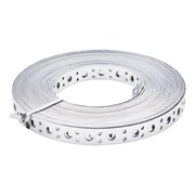 Лента перфорированная, вентиляционная, прямая, 1 мм, LP V, 2 см х 25 м, цинк Сибртех 17715