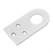 Проушина прямая, 2 мм, 75 х 40 мм, цинк Сибртех 17721