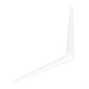 Кронштейн угловой с ребром, 200х250 мм, белый Сибртех 17769