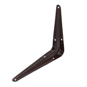 Кронштейн угловой с ребром, 125 х 150 мм, коричневый Сибртех 17772
