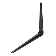 Кронштейн угловой с ребром, 250 х 300 мм, коричневый Сибртех 17776