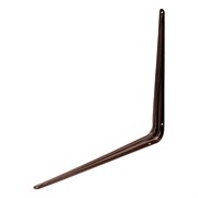 Кронштейн угловой с ребром, 400 х 450 мм, коричневый Сибртех 17782