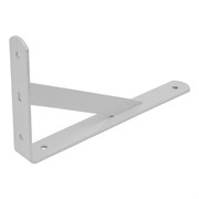 Кронштейн усиленный, 250 х 150 х 30 х 4 мм, белый Сибртех 17783