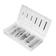Набор шплинтов, S головки х L: 1.6 х 25.2, 3 х 25.2, 3 х 38, 3, 1 х 32, 3, 1 х 50.4 х 63 мм, 555 предметов Сибртех 17796