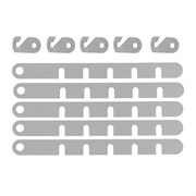 Ограничитель открывания окна, белый, 5 шт, (Металлист) 17892