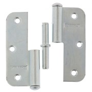 Петля накладная ПН1-85 правая, цинк, 4 шт, (Металлист) 17899