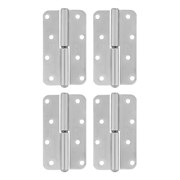 Петля накладная ПН1-110 правая, цинк, 4 шт, (Металлист) 17901
