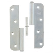 Петля накладная ПН1-130 правая, цинк, 4 шт, (Металлист) 17903