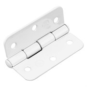 Петля накладная ПН5-60, белая, 4 шт, (Металлист) 17906