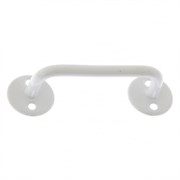 Ручка-скоба РС-80-3, белая, 5 шт, (Металлист) 17917