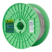 Трос металлополимерный прозрачный ПР-2.5, толщина 2.5 мм, катушка 200 метров Сибртех 17948