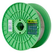 Трос металлополимерный прозрачный ПР-5.0, толщина 5.0 мм, катушка 50 метров Сибртех 17955