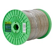 Трос металлополимерный прозрачный ПР-6.0, толщина 6.0 мм, катушка 150 метров Сибртех 17956