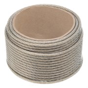 Трос металлополимерный прозрачный ПР-6.0, толщина 6.0 мм, моток 20 метров Сибртех 17966