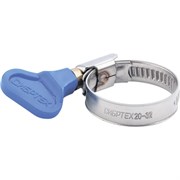 Хомуты металлические элемент крепления с формой ключа 10-16 мм, 100 штук в упаковке Сибртех 17971