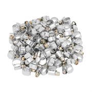 Хомуты металлические, Стандартное болтовое крепление 8-12 мм, 100 штук в упаковке, ширина 9 мм Сибртех 17976