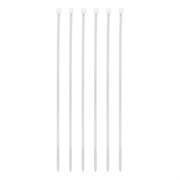 Хомуты, 150 x 2.5 мм, пластиковые, белые, 100 шт Сибртех 18033