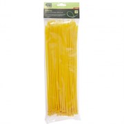 Хомуты, 300 x 3.6 мм, пластиковые, желтые, 100 шт Сибртех 18049