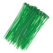 Хомуты, 150 x 2.5 мм, пластиковые, зеленые, 100 шт Сибртех 18050
