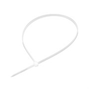 Хомуты, 370 x 3.6 мм, пластиковые, белые, 100 шт Сибртех 18058