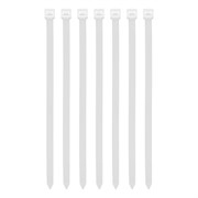 Хомуты, 200 х 8 мм, пластиковые, белые, 100 шт Сибртех 18069