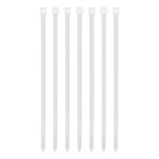 Хомуты, 250 х 8 мм, пластиковые, белые, 100 шт Сибртех 18070