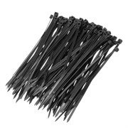 Хомуты, 150 х 3.6 мм, пластиковые, черные, 100 шт Сибртех 18072