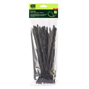 Хомуты, 200 х 8 мм, пластиковые, черные, 100 шт Сибртех 18074