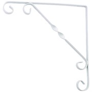 Кронштейн декоративный, 100 х 100 мм, белый Сибртех 18128