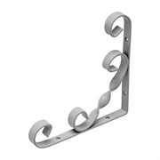 Кронштейн декоративный, 150 х 150 мм, белый Сибртех 18130