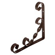 Кронштейн декоративный, 150 х 150 мм, коричневый Сибртех 18131