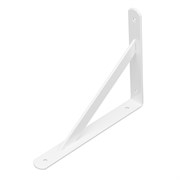 Кронштейн усиленный, 250 х 200 х 30 х 4 мм, белый Сибртех 18144