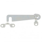 Крючок дверной КД-75, цинк, 5 шт, (Металлист) 18174