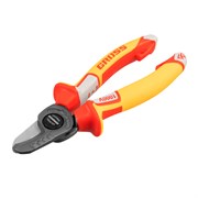 Кабелерез, диэлектрические рукоятки до 1000 В, трехкомпонентные рукоятки, 160 мм Gross 14912