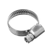 Хомуты нержавеющая сталь, Стандартное болтовое крепление 16-27 мм, 100 штук в упаковке, ширина 9 мм Сибртех 18208