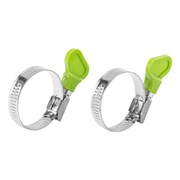 Хомуты металлические элемент крепления с формой ключа 20-35 мм, 2 шт Сибртех 18215