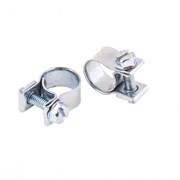 Хомуты металлические, MINI 10-12 мм, ширина 9 мм, винтовой, W1, 2 шт Сибртех 18223