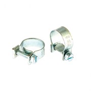 Хомуты металлические, MINI 16-18 мм, ширина 9 мм, винтовой, W1, 2 шт Сибртех 18225