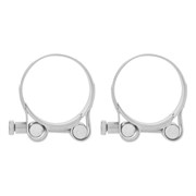 Хомуты металлические, силовые 44-47 мм, ширина 22 мм, шарнирный, W1, 2 шт Сибртех 18239