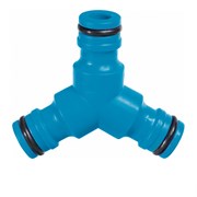 Тройник для разветвления или соединения штуцерный Palisad Luxe 18285