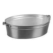 Таз оцинкованный овальный 23 литров 18356