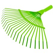 Грабли веерные стальные, 425 мм, 22 плоских зуба, эмалированные, без черенка, Palisad 18394