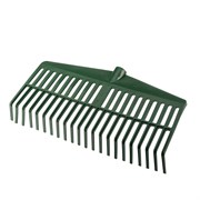 Грабли веерные пластиковые, 420 мм, 22 плоских зуба, без черенка, Сибртех 18398