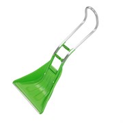 Движок для уборки снега пластиковый, 670 х 530 х 1410 мм, алюминиевая рукоятка, Сибртех 18426