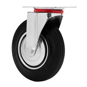 Колесо поворотное D 200 мм, крепление  платформенное Сибртех 18523